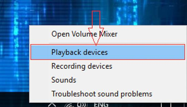 mở playback devices