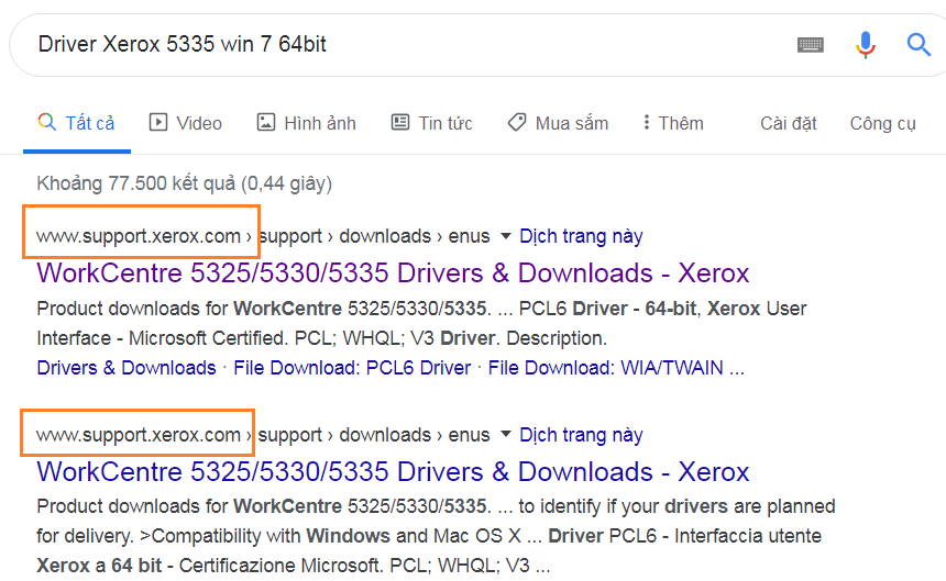 Download driver xerox 5335 win 7 64bit