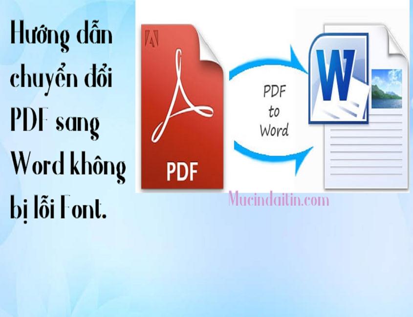 chuyển đổi file PDF sang word